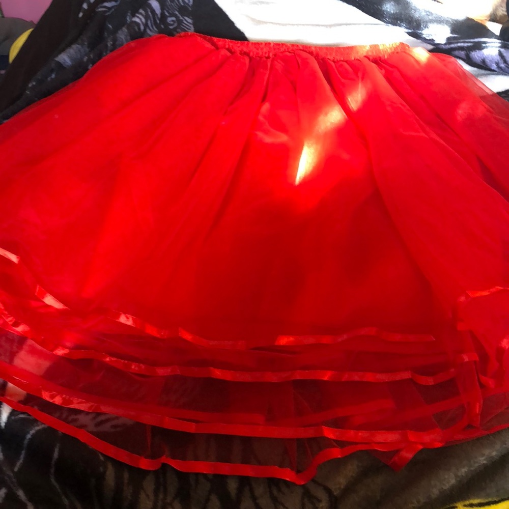 Red petticoat